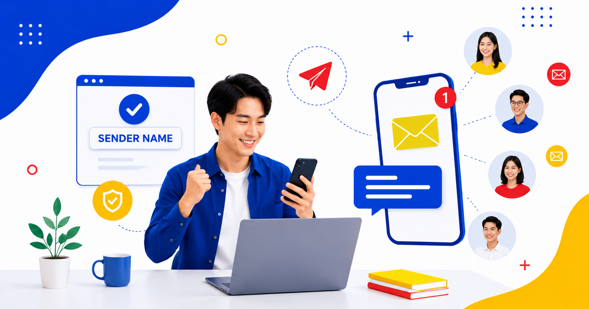 ขอ Sender Name และเริ่มส่ง SMS กับ BoostSMS